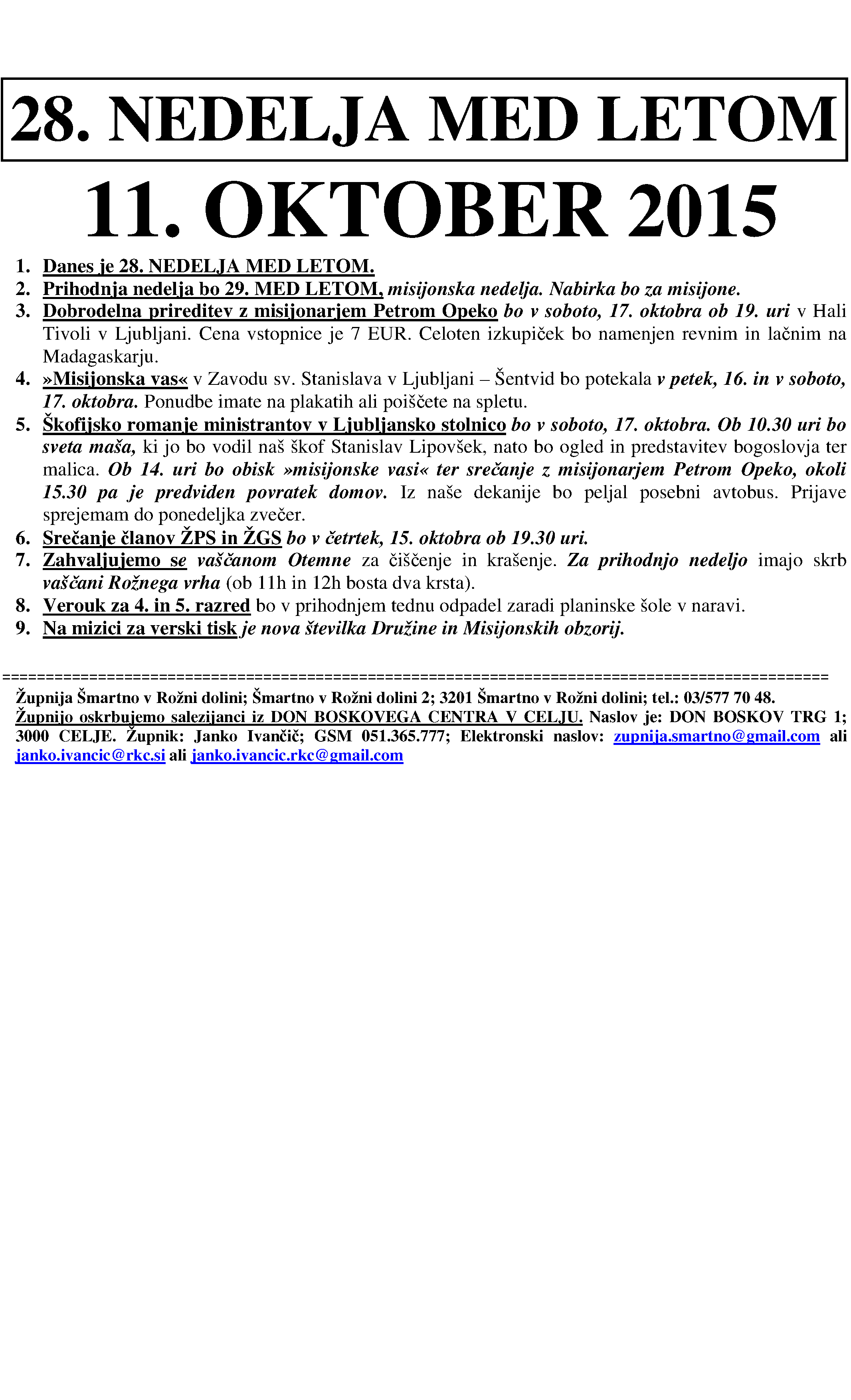 OZNANILA 10 10 2015 2