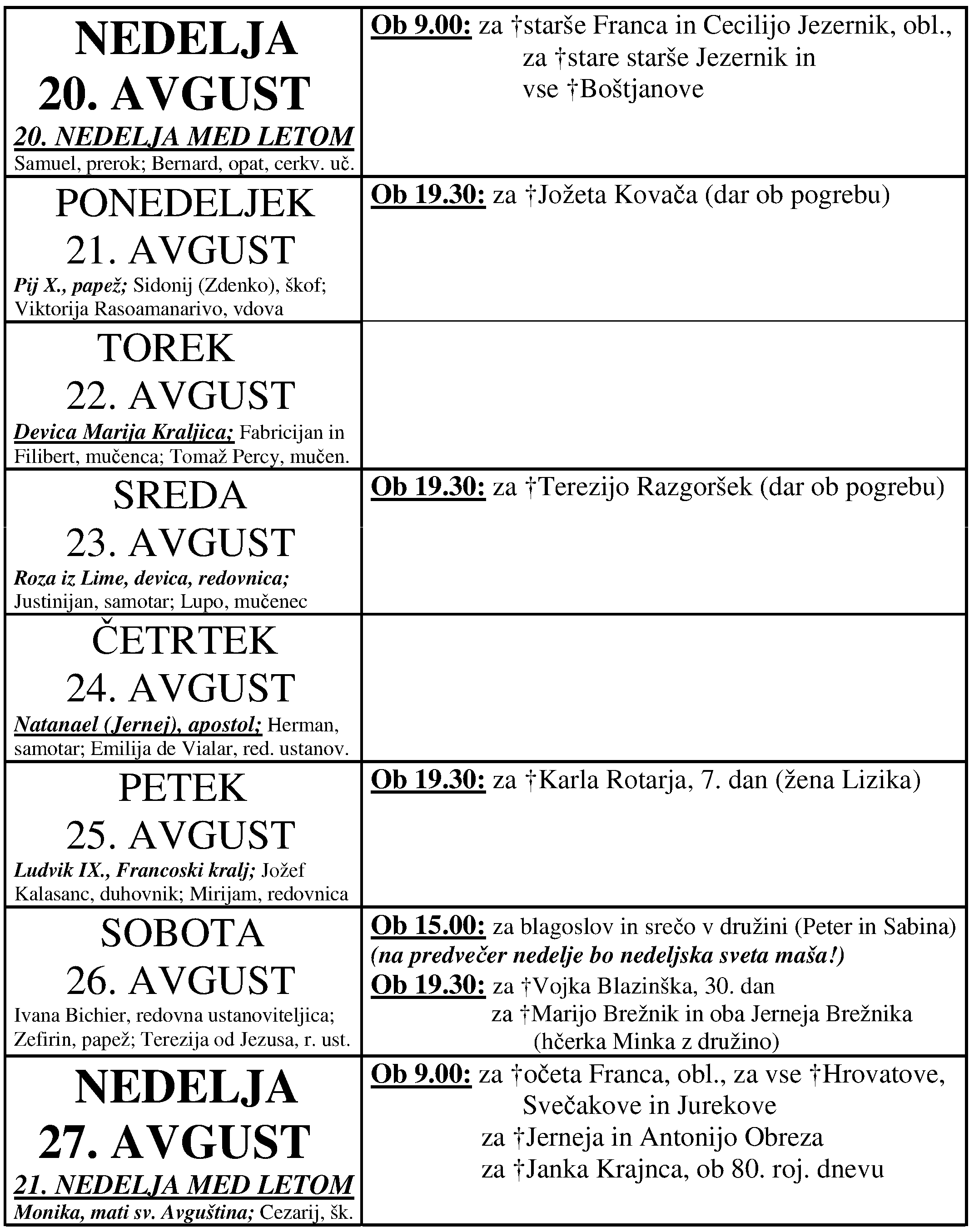 Oznanila 20 8 2017 1