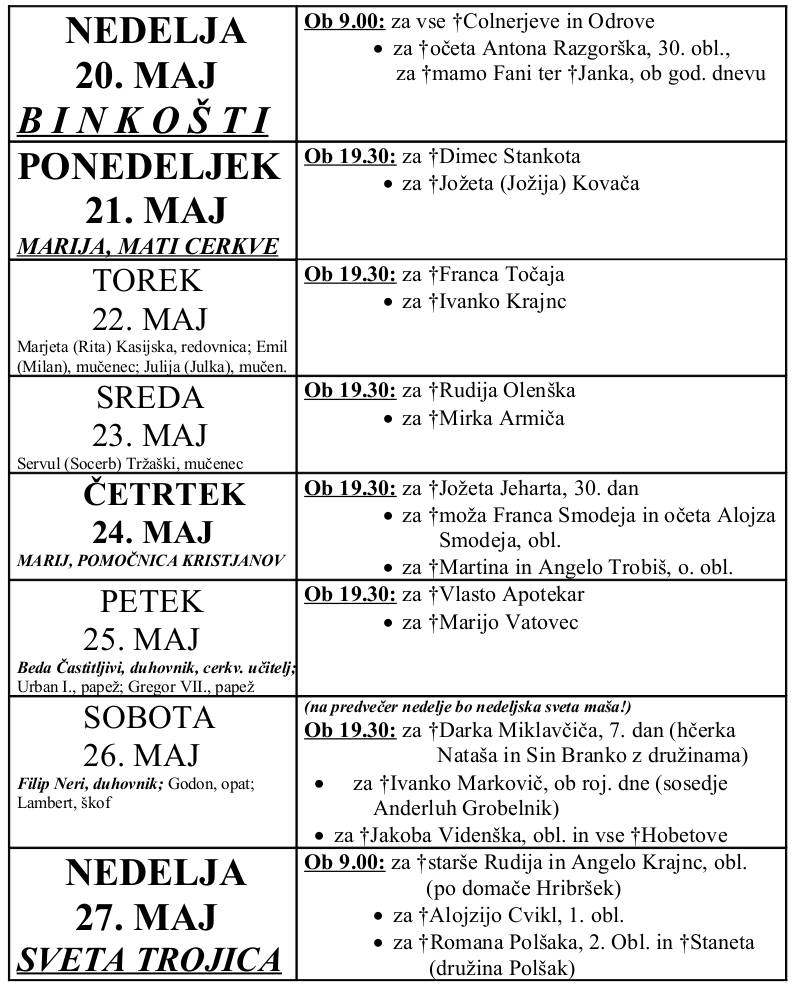 OZNANILA 20 05 2018 1