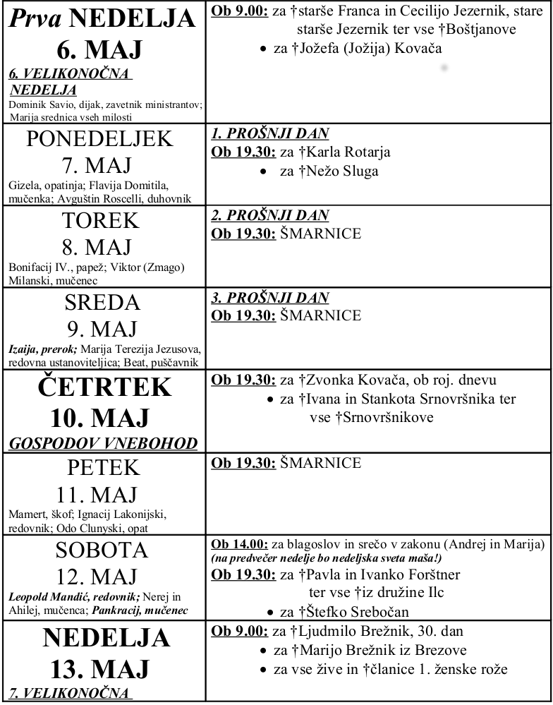 OZNANILA 6 05 2018 1