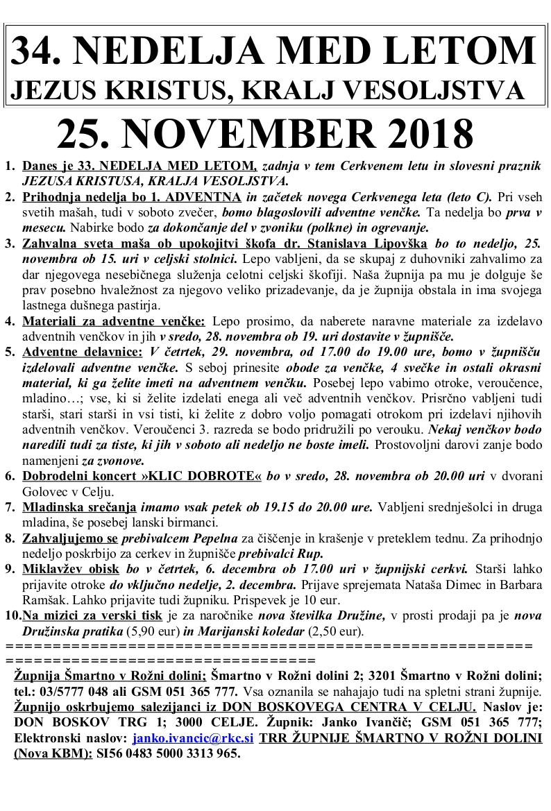 OZNANILA 25 11 2018 2
