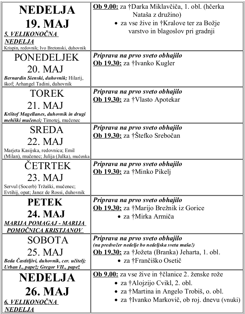 OZNANILA 19 05 2019 1