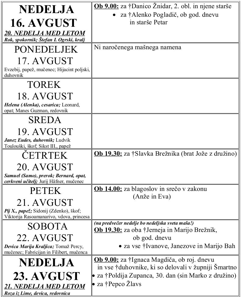 OZNANILA 16 8 2020 1