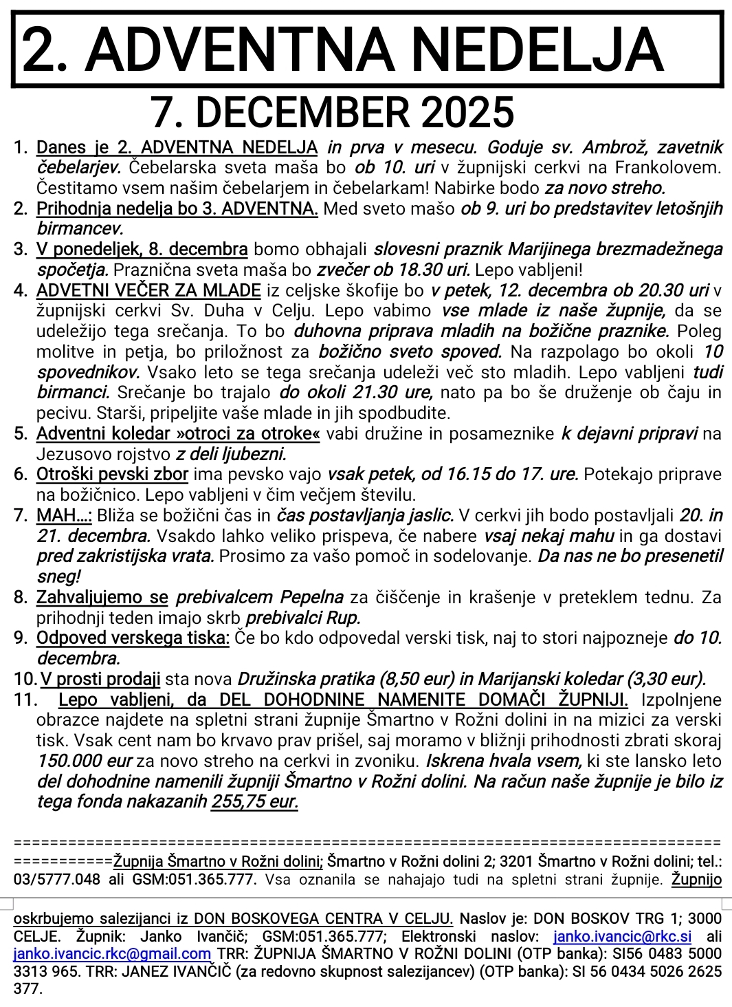 OZNANILA 07 12 2025 2