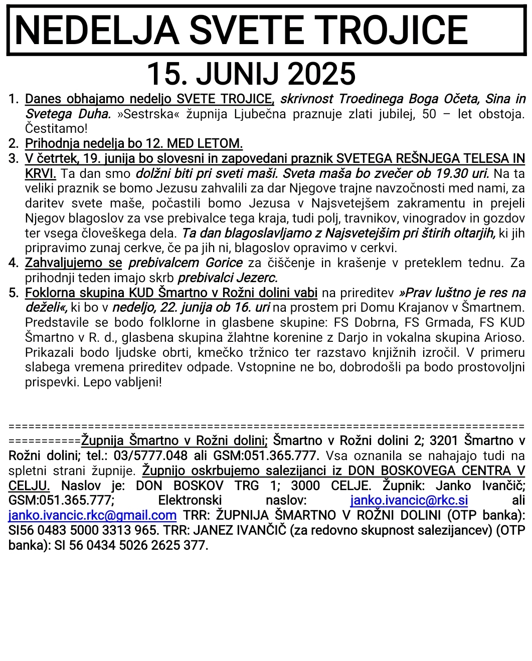 OZNANILA 15 06 2025 2