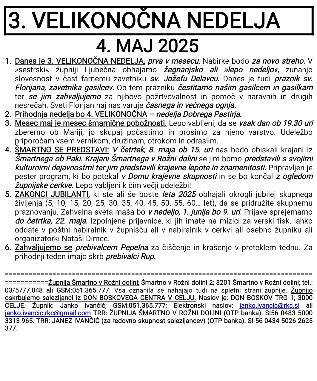 OZNANILA 04 05 2025 2