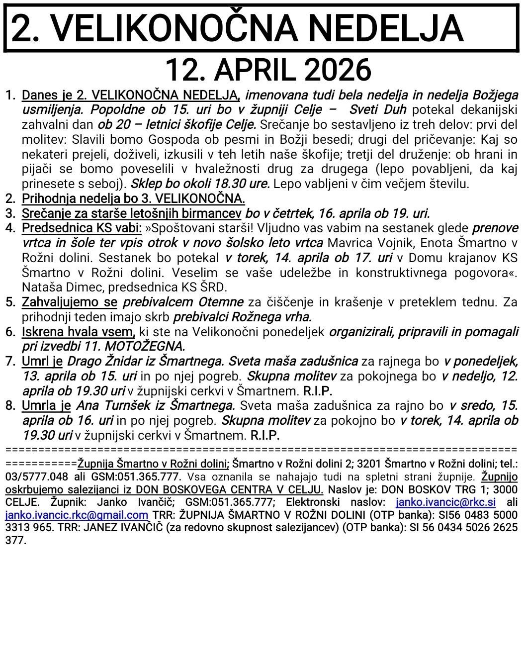 OZNANILA 12 04 2026 2