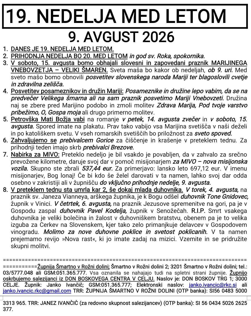 OZNANILA 09 08 2026 2