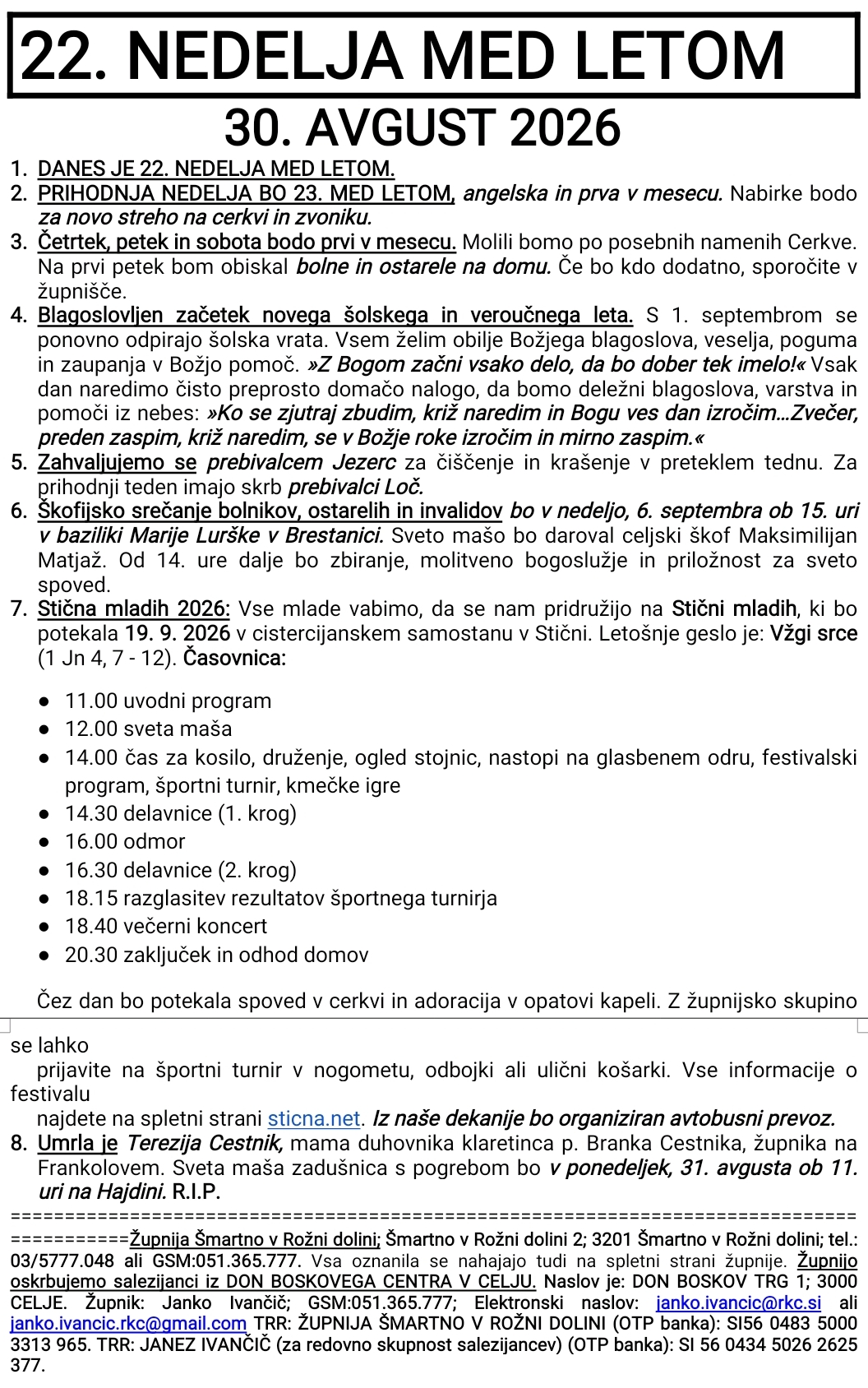 OZNANILA 30 08 2026 2