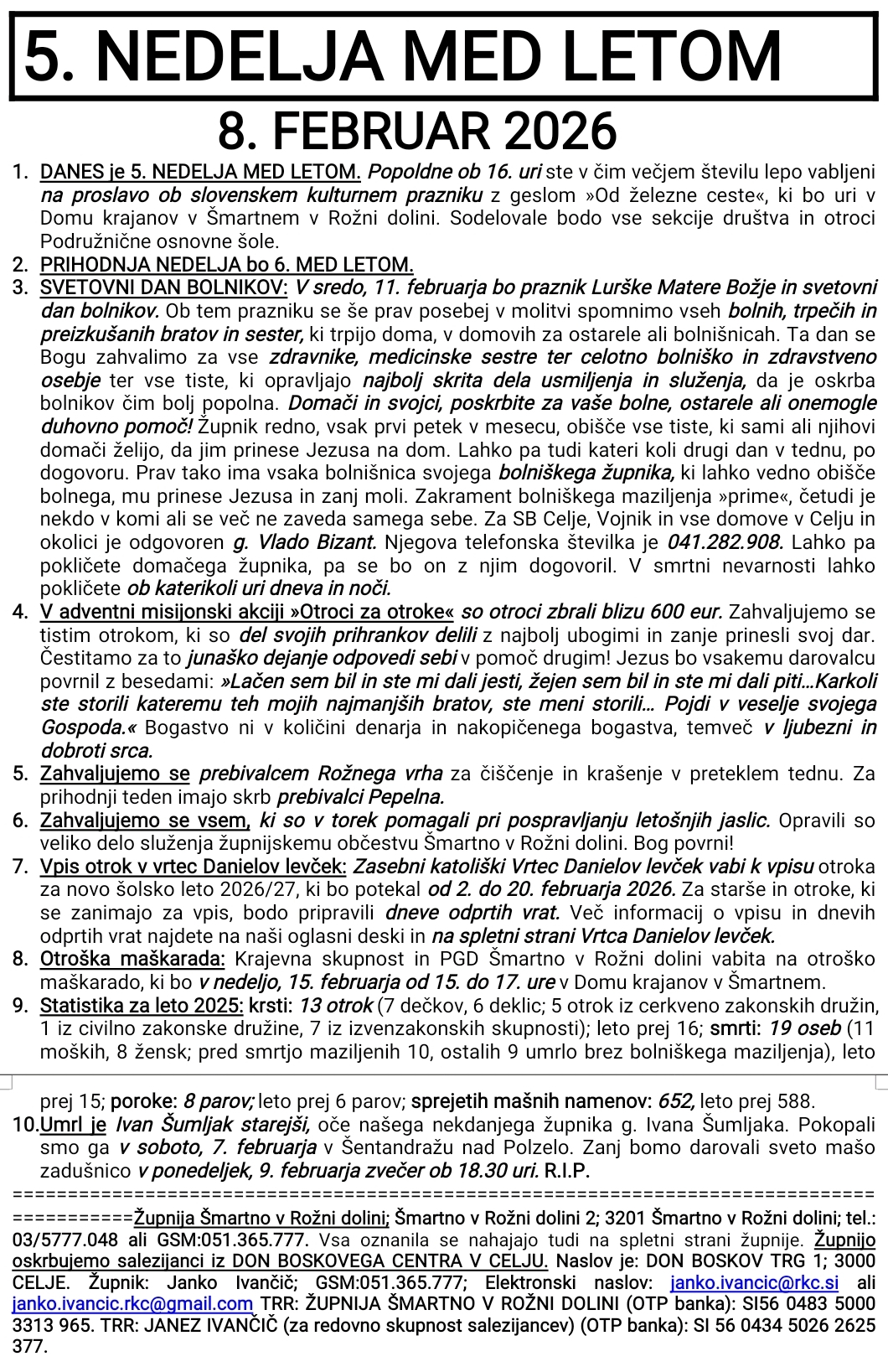 OZNANILA 08 02 2026 2