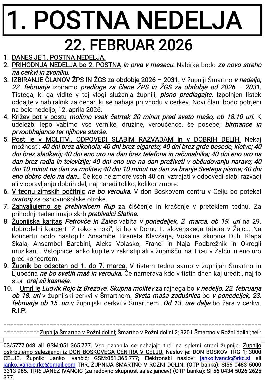 OZNANILA 22 02 2026 2