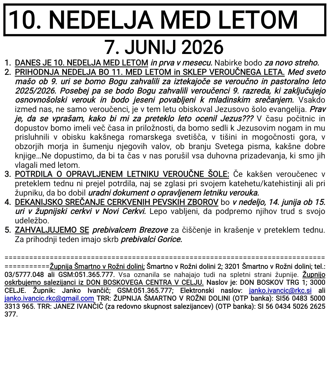 OZNANILA 07 06 2026 2
