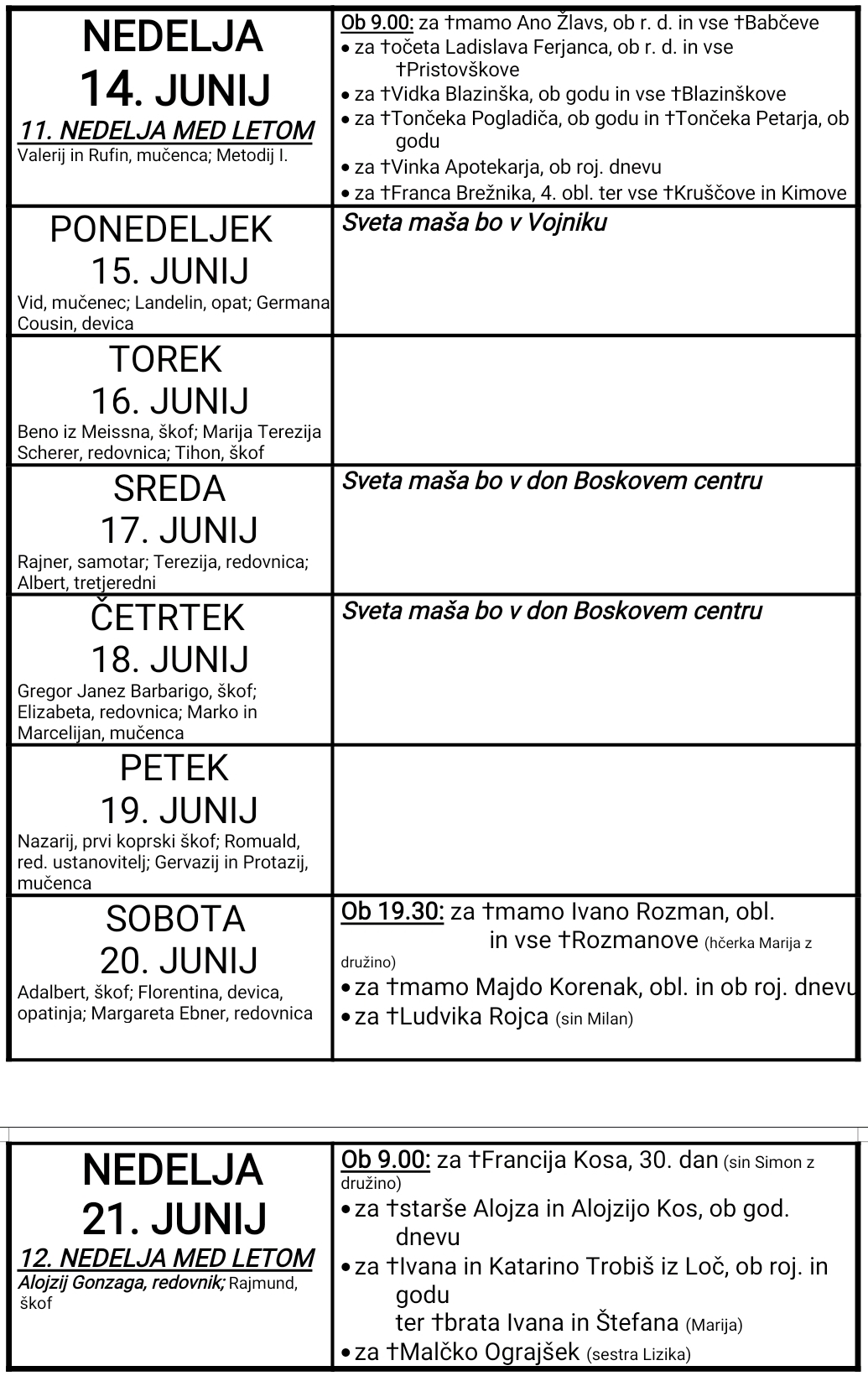 OZNANILA 14 06 2026