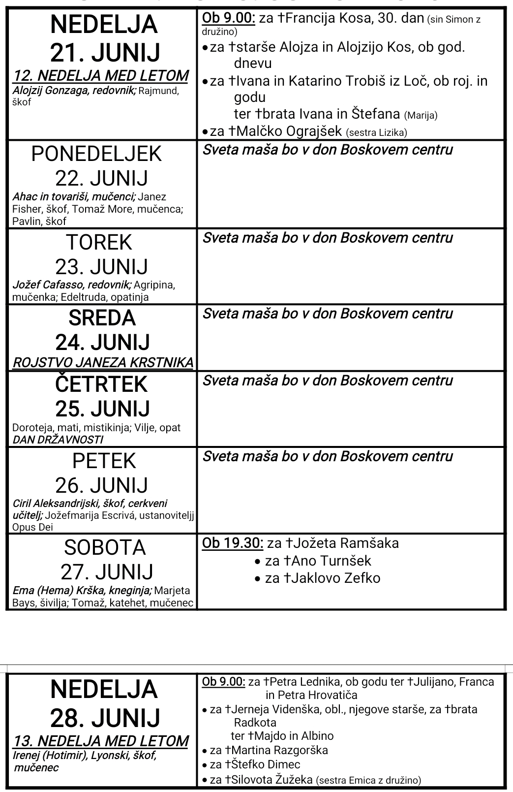 OZNANILA 21 06 2026