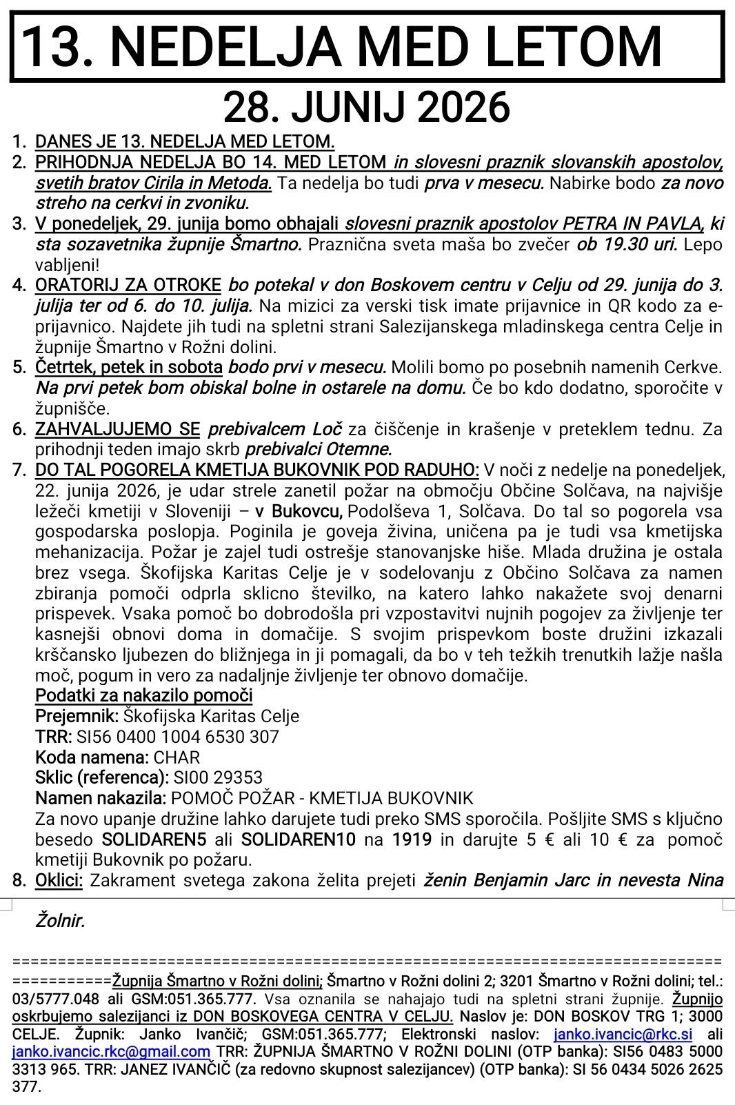OZNANILA 27 06 2026 2