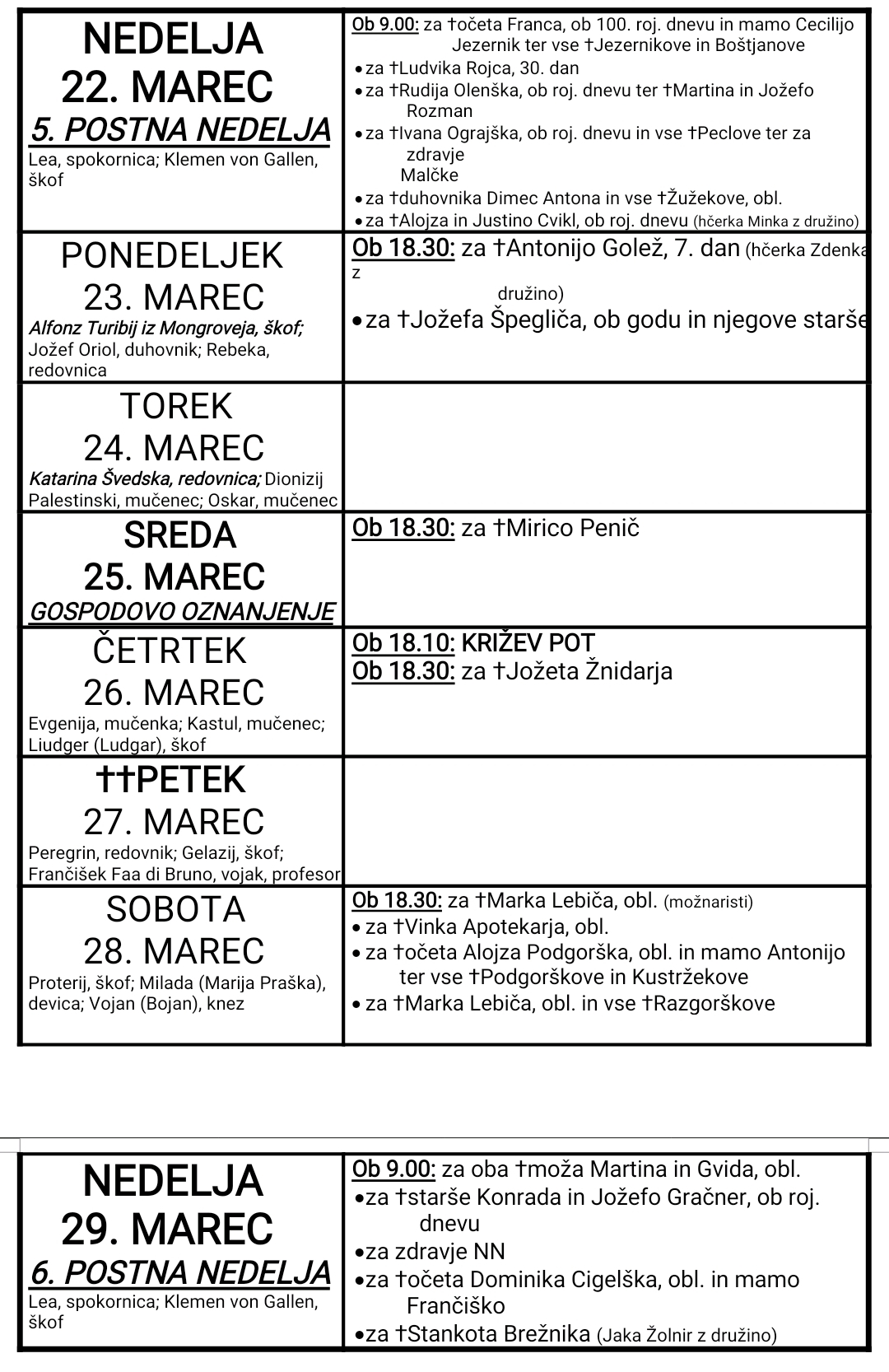 OZNANILA 22 03 2026