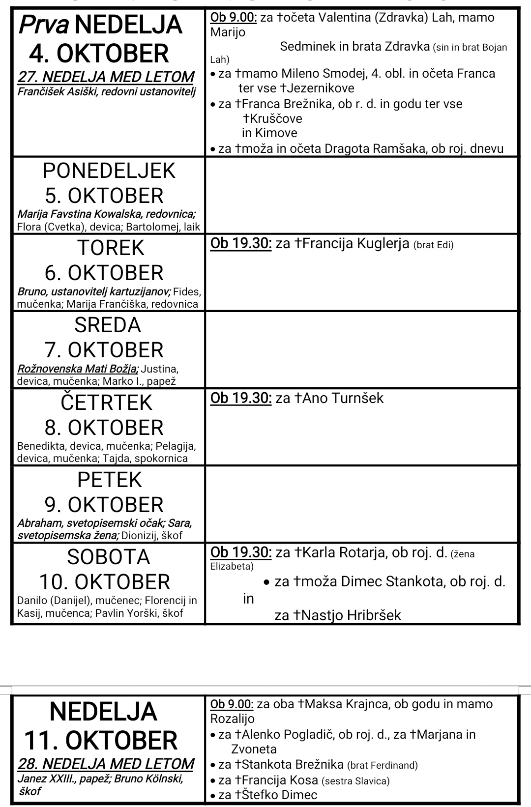 OZNANILA 04 10 2026
